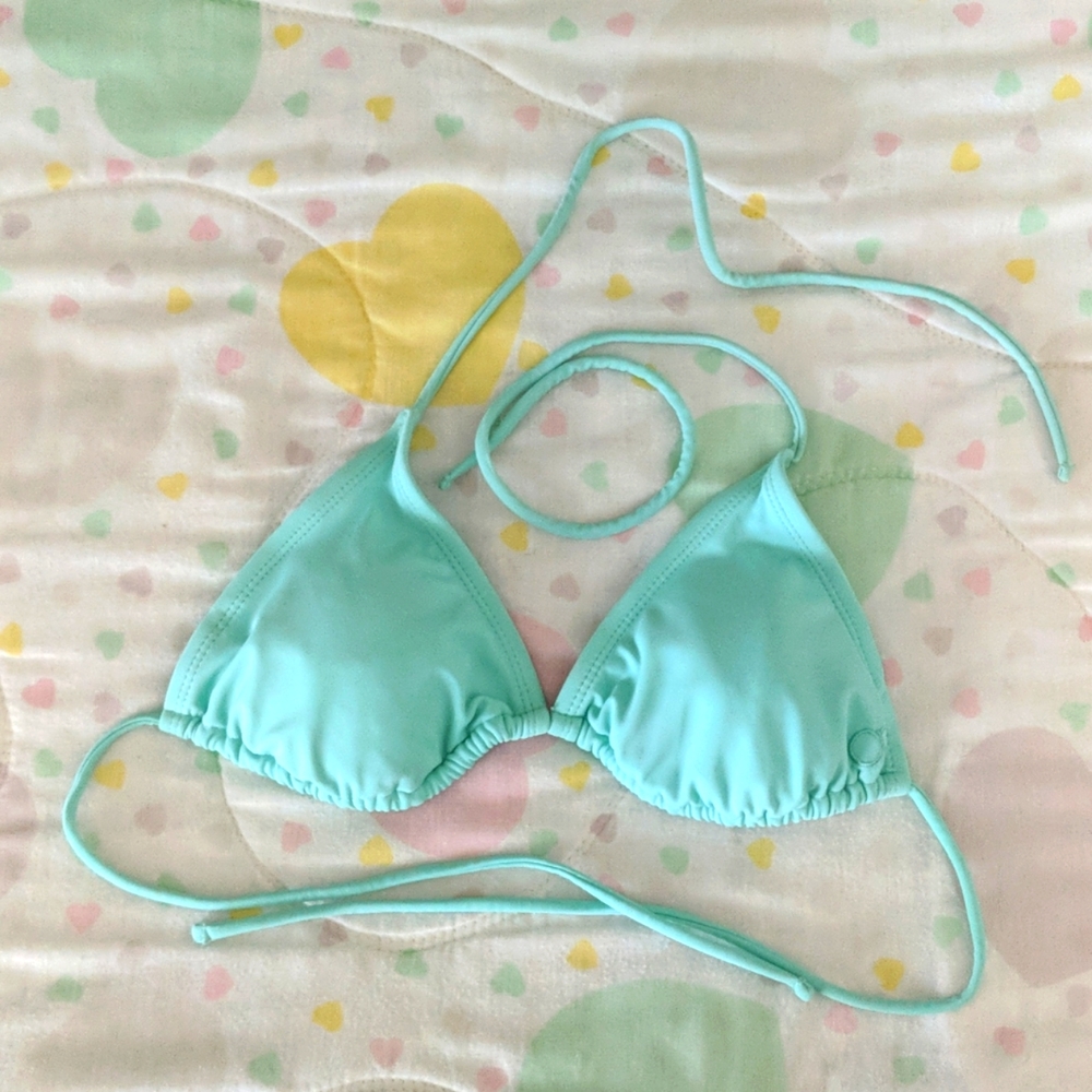 Op Triangle Bikini Top Teal M